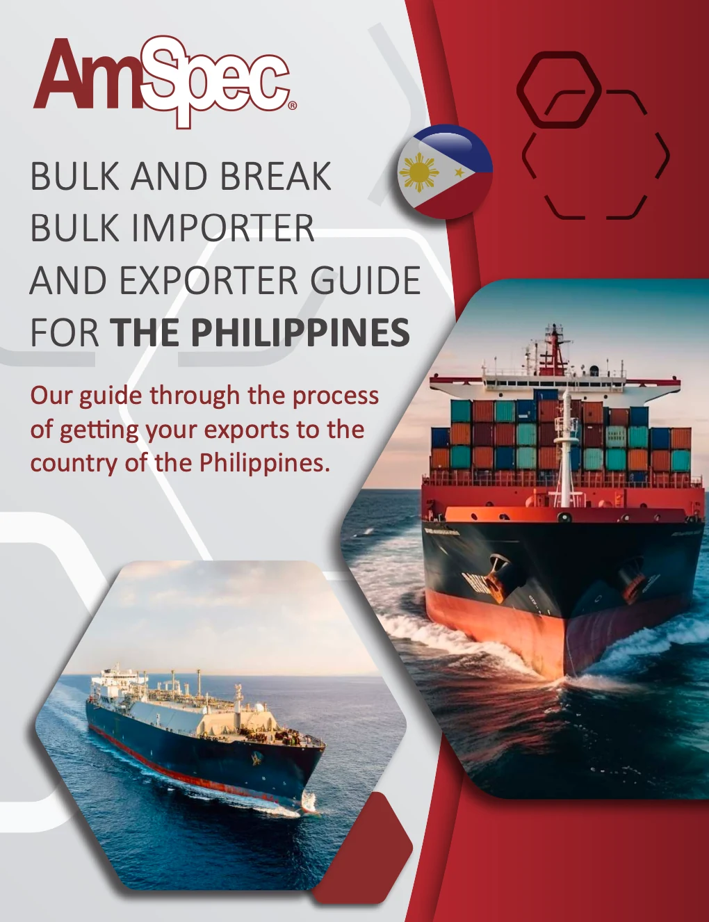 AmSpec flyer for bulk and break importing in The Philippines.